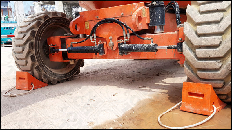 Omni Technosys Pte Ltd - A trusted supplier of a wide range of ground vehicle wheel chocks in Singapore and the region