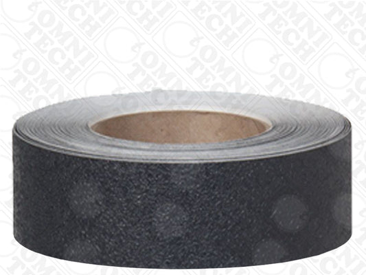 Omni Technosys Peel-&-Stick 2 Inch Rubberized Texture Mop Friendly Black Anti-Slip Tape
